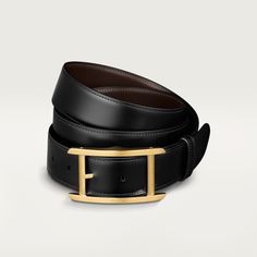 Designer Business Belts With Gold-tone Hardware, Designer Belts With Gold-tone Hardware For Business, Luxury Black Belt Buckles With Gold-tone Hardware, Classic Black Belt Buckles, Classic Evening Belts With Gold-tone Hardware, Black Leather Belt Buckles With Gold-tone Hardware, Black Belt Buckles With Gold-tone Hardware For Work, Black Belt Buckles With Gold-tone Hardware For Business, Designer Business Belts With Gold Buckle