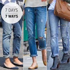 Celebrities in Boyfriend Jeans | POPSUGAR Fashion Celebrity Boyfriend, Clothing Staples, Best Friend Shirts, Love Jeans, Jeans Outfit, Womens Clothing Stores, Couple Shirts