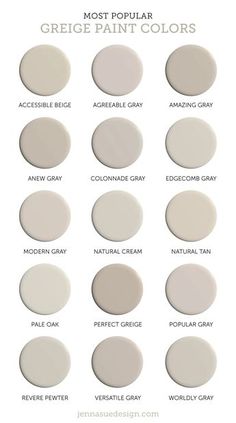 the most popular white paint colors for walls and ceilings, from neutral to light gray