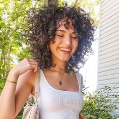 Hairstyles For Short Curly Hair, Sweeping Bangs, Cute Curly Hairstyles, Edgy Hair