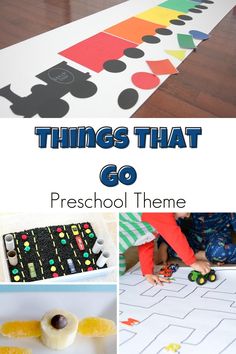 there are many things that go in this preschool theme