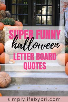 funny halloween letter board quotes Board Quotes Funny, Funny Fall Quotes, Hocus Pocus Quotes, Spooky Letters, Cute Halloween Tattoos, Scary Quotes, Halloween Signs Diy