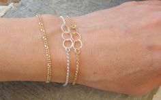 This Wedding Bracelets item by AngelicSpark has 258 favorites from Etsy shoppers. Ships from Virginia Beach, VA. Listed on Feb 13, 2023 Bracelets Bff, Eternity Bracelet, Bff Bracelets, Best Friend Bracelets, Circle Jewelry, Sister Bracelet, 3 Sisters, Infinite Love, Circle Bracelet