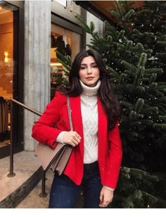 Winter Mode, Causual Outfits, December 25, Jeans White, White Sweater, Professional Outfits, Merry Xmas, Winter Fashion Outfits