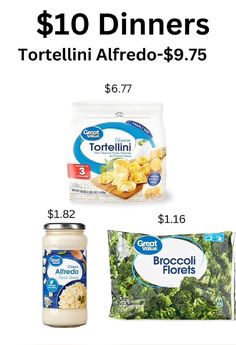 the cost of $ 10 dinners at tortelli