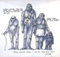 an image of three bigfoots standing next to each other