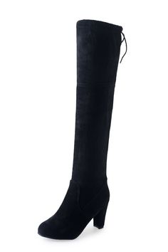 Make a fashion statement with our Women's Black Knee High Boots with High Heel. Designed for comfort and style, these boots are perfect for any occasion. The sleek black color and elegant high heel make them versatile and easy to pair with any outfit. The knee-high design adds a touch of sophistication to any look, while the comfortable fit ensures all-day wearability. Plus, free shipping is available. Order now and elevate your wardrobe to the next level. Women's Over The Knee Boots, High Heels Black, Popular Boots, Elegant High Heels, Designer High Heels, Black Knee High Boots, Warm Shoes, Black Knees, Womens Shoes High Heels