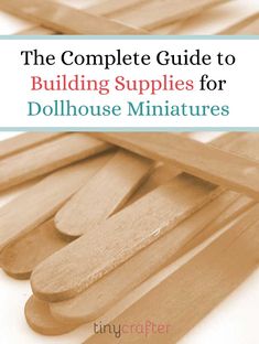 The Miniature Guide to Building Materials for Dollhouses | TinyCrafter Dollhouse Store Ideas, Abandoned Dollhouse Diy, Fairfield Dollhouse, Diy Dolls House Accessories, Dollhouse Furniture Tutorials, Dollhouse Supplies, Miniature Building, Dollhouse Building, Dollhouse Tutorials