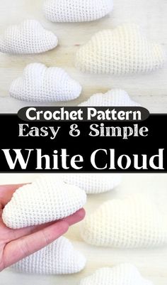 crochet pattern easy and simple white cloud