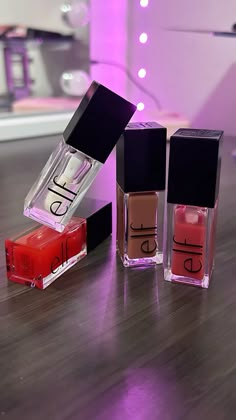 #lipoils #lipcare #letstalklippies #affordablebeauty #lippies #elfcosmetics Elf Lipgloss, Lip Products Aesthetic, Lip Oils, Christmas Shopping List, Lip Gloss Cosmetics, Makeup List