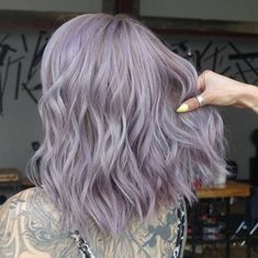 Lavender Grey Hair, Hair Job, Light Purple Hair, Hair Colorful, Cotton Candy Hair, Candy Hair, Lilac Hair, Hair Color Pastel, Lavender Hair