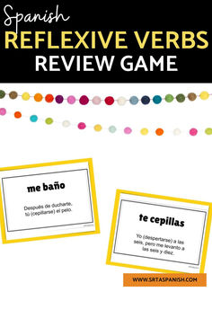 If you are working on your personal care and daily routines unit, your students will need some work with Spanish reflexive verbs as they're describing their daily activities! Sentence structure and verb conjugation can be a little tricky for those new to the Spanish language, so let's look at a fun Spanish grammar activity for daily routine reflexive verbs Spanish scavenger hunt game!