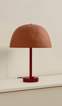 Both decorative and functional, the Dome Table Lamp has a modern, yet organic character adding a sculptural element and soft, relaxed light to any room. Each shade is crafted by hand which gives every piece a unique look. Handmade ceramic dome shaped shade. Steel base and black cord. Finish samples can be ordered here. 10' cord, rotary dimmer switch on base. Two 4W E12 shape LED bulbs, 440 combined lumens, color temperature 2200 - 3000k warm on dim. Bulbs included. 18" tall. 13.25" diameter shad Dome Table Lamp, Dimmer Switch, Handmade Ceramic, Color Temperature, Handmade Ceramics, Led Bulb, Table Lamp, Hand Made, Shades