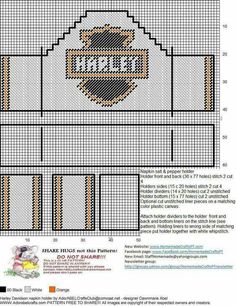 a cross stitch pattern with an image of a building