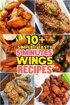 the top ten simple and tasty 5 minutes wings recipes