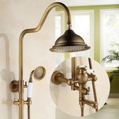 an image of a shower head and faucet