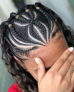 Cornrolls Hairstyles Braids, Curly Braided Hairstyles, Stitch Braid, Biracial Hair, Body Manga Longa, Ethnic Hairstyles