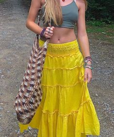 Hippie Outfit Ideas, Outfit Ideas Aesthetic, Earthy Outfits, Mode Boho