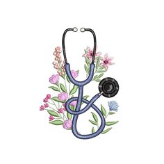 Nursing Design, Medical Painting, Computer Embroidery Designs, Medicine Embroidery Patterns, Doctor Embroidery, Nurse Embroidery, Stethoscope Cross Stitch Pattern, Medical Embroidery Designs, Nurse Embroidery Designs