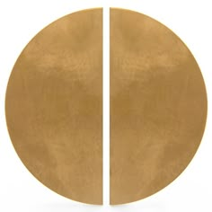 two gold circles are shown side by side