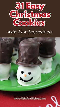 31 Easy Christmas Cookies with Few Ingredients Semi Homemade Christmas Cookies, Cookies With Few Ingredients, Easy Cookie Exchange Recipes, Funfetti Cake Mix Cookies, Easy Christmas Cookies, Reindeer Cakes, Christmas Cookie Swap, Peppermint Cake, Cookie Exchange Recipes