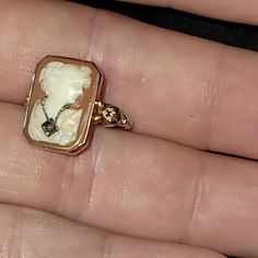 Vintage Cameo Ring 10kt Gold Size 6 Cameo Ring, Vintage Cameo, Womens Jewelry Rings, Vintage Ladies, Women Jewelry, Size 6, Ring, Yellow, Gold