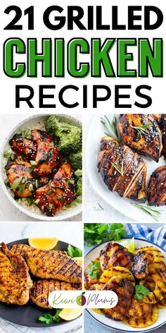 Looking for delicious and healthy lunch and dinner ideas for summer? Try these mouthwatering grilled chicken recipes that are perfect for summer meals or meal prep. From BBQ grilled chicken to healthy grilled chicken recipes. With our chicken marinade, you can create a variety of family-friendly meals that are packed with flavor and perfect for BBQs. Get inspired with these grilled chicken meal ideas and add them to your healthy meals rotation today! Grilled Chicken Recipes For Dinner, Healthy Lunch And Dinner Ideas, Dinner Ideas For Summer, Best Grilled Chicken Recipes, Chicken Meal Ideas, Outdoor Grilling Recipes, Healthy Grilled Chicken Recipes, Best Grilled Chicken Recipe, Lunch And Dinner Ideas