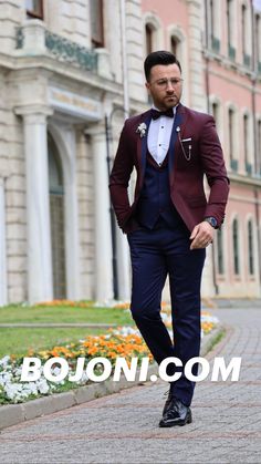 Suit Dress Design, Suit Design Ideas, Groom Blue Suit, Men Suits Blue, Dress Design Ideas, Navy Tuxedos, Stylish Men Wear, Dapper Outfit