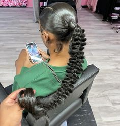 V Part Braided Ponytail, Butterfly Braids, Braided Ponytails, Cute Ponytail Hairstyles, Butterfly Braid, Girly Hairstyles, Braids Ponytail, Pony Style, Sleek Ponytail Hairstyles