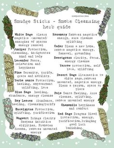 Herb Meanings, Smudge Sticks Diy, Herb Guide, Yerba Santa, Magickal Herbs, Green Witchcraft, Burning Sage, Sage Smudging, Magic Herbs