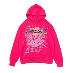 Expertly designed for both men and women, this SP5der American tide brand hoodie boasts a loose fit for ultimate comfort. The striking spider web pattern adds a trendy touch to its high street, hip-hop style. Keep warm and stylish in this long sleeve hoodie.      Clothing weight: 0.40 Kg - 0.88 lbs.       Fabric:       100% Cotton     Size CM / INCH  Length  Chest Width  M  73 cm   28.7"  126 cm 49.6" 60.5 cm   23.8"  L   75 cm 29.5" 130 cm 51.1"  62 cm 24.4" XL  77 cm 30.3" 134 cm 52.7" 63.5 Pink Sp5der Hoodie, Punk Hoodie, Spider Web Pattern, Sp5der Hoodie, Mens Designer Hoodies, Sports Pants Women, Tracksuit Pants, Yellow Hoodie, Young Thug