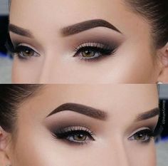 Sophisticated and easy day look Machiaj Smokey Eyes, Make Up Designs, Wedding Hairstyles And Makeup, Smokey Eye For Brown Eyes, Pinterest Makeup, Eye Makeup Designs, Braut Make-up, Makijaż Smokey Eye, Makeup Hacks