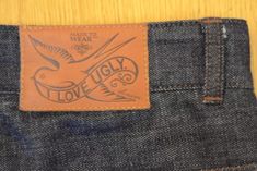 I Love Ugly, Patch Collection, Japanese Selvedge Denim, The Dude, Label Tag, Japanese Denim