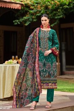 Guzarish Vol 17 - AGOG - India's Fashion Store | Attri Retails Pvt Ltd Pakistani Designer Suits, Gul Ahmed, Print Embroidery, Lawn Suits, Pakistani Suits, Pakistani Designers, Suit Fabric, Fabric Stores Online, Designer Suits