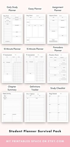 the ultimate printable planner for every student