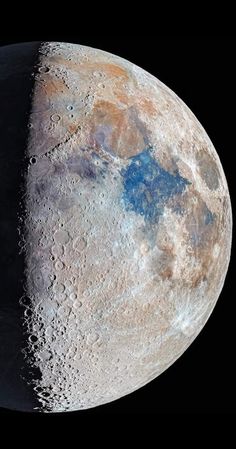 an image of the moon taken from space