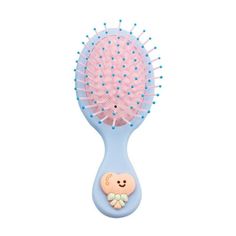 Description: A lovely design with soft bristles for scalp and hair care. The comb will help you keep your hairstyle in place. With an air cushion, it will massage your much-needed scalp. Mini cute air cushion comb with massage beads to massage the scalp,Massage combs can dredge the scalp and improve the environment of the head. Size: 3.5*13.8*5.6cm.  Color: Blue. Round Comb, Baby Hair Brush, Clean Hairbrush, Baby Grooming, Cute Cartoon Bear, Mini Cute, Cartoon Bear, Scalp Massage, Baby Health