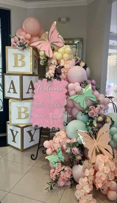 Butterfly Flower Baby Shower Ideas, Butterfly Gender Reveal, Flower Butterfly Baby Shower Theme, Butterfly Gender Reveal Party, Babygirl Baby Shower Theme Ideas, Enchanted Baby Shower Theme Girl, Butterfly Garden Baby Shower Theme, Pastel Butterfly Baby Shower Ideas, Boho Butterfly Baby Shower Ideas