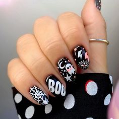 Unique Halloween Nails, Halloween Nail Art Ideas, Halloween Nails Easy, Cute Halloween Nails, Summer Toe Nails, Sparkle Nails, Nails 2020, Trendy Halloween