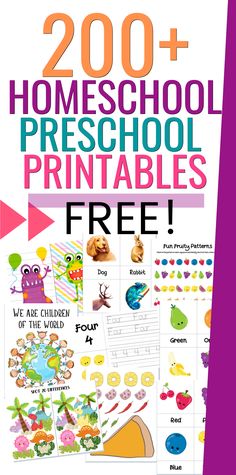 the free printable book for homeschool preschool