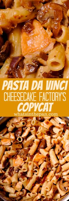 pasta da vino cheesecake factory's copycat recipe is delicious and easy to make