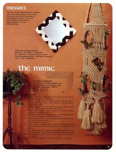 an advertisement for the minac hanging from a wall