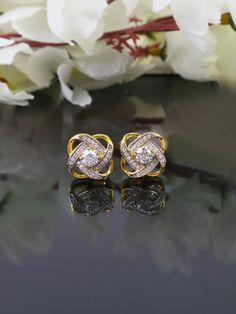 *Free Shipping* Welcome to our exquisite world of natural beauty and timeless elegance! Elevate your style and embrace the allure with our 92.5 Sterling Silver and Moissanite Jewelry Collection. About Product:  Stone Grade: VVS1 Stone Name: Moissanite Stone Sizes: 1mm (48p), 4.5mm (2p) Earrings Weight: 5.2 grams ❤ K N O W   M O R E ❤ Choose Live Some India because  1. Premium Quality Materials: Our Jewelry is meticulously crafted using the Best Quality Moissanite Stones and Fine Quality Silver. We use the best quality rhodium plating for all our products. 2. Versatile Style: Whether you're dressing up for a special event or looking to add a touch of sophistication to your everyday outfits, our 92.5 Sterling Silver and Moissanite Jewelry Collection effortlessly complement a wide range of st Dazzling Diamond White Earrings With Matching Set, Dazzling Diamond Earrings With Elegant Design, Diamond Cluster Earrings With Elegant Design For Formal Occasions, Timeless Diamond Accented Earrings For Wedding, Timeless Cubic Zirconia Earrings With Elegant Design, Timeless Elegant Cubic Zirconia Earrings, Timeless Yellow Gold Bridal Earrings For Anniversary, Timeless Wedding Earrings With Diamond Accents, Timeless Diamond Cut Diamond Earrings For Wedding