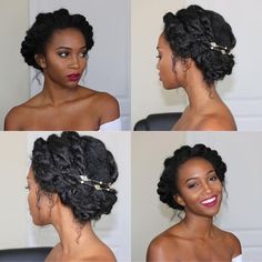 Natural Curls Black, Transitioning Hair, Cabello Afro Natural, Easy Updo Hairstyles, Hairstyles Natural, Pelo Afro, Trendy Wedding Hairstyles