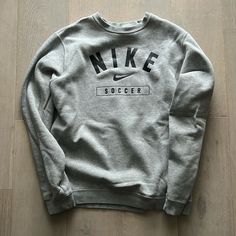 Nike Soccer Crewneck Sweatshirt Heather Gray Size L Brand New! Never Worn! Soccer Crewneck, Sweaters Nike, Sweatshirts Nike, Nike Sweaters, Nike Crewneck, Nike Soccer, Nike Sweater, Sweaters Crewneck, Heather Gray