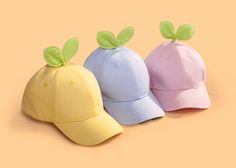 Sprout Baseball Caps – Maobabie Cute Spring Cotton Baseball Cap, Cute Cotton Baseball Cap For Spring, Cute Cotton Trucker Cap, Cute Cotton Trucker Hat, Cute Cotton Cap, Cute Cotton Baseball Cap, Cute Cotton Snapback Hat, Smink Inspiration, Cute Hats