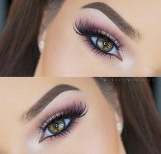 Boho Wedding Makeup, Wedding Eyes, Wedding Eye Makeup, Wedding Makeup For Brown Eyes, Purple Eye Makeup, Beginner Makeup, Glasses Makeup, Purple Makeup, Makijaż Smokey Eye