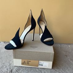 This Is The Most Beautiful Heel, Basically Art On Your Feet!! Size 40 Lightly Worn, And Taken Care With Love! Style R1s087, Suede, Black, For Reference Im A 9.5 Us Original Box And Dust Bag Francesco Russo Shoes, Boho Heels, Mary Jane Shoes Heels, Black Lace Up Heels, Black And White Heels, Manolo Blahnik Black, Elegant Heels, Green Heels, Spring Step Shoes