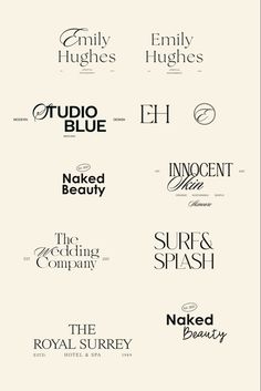 Bold branding for business owners Fonts For Design, Long Logo Design, Best Fonts For Logos, Brand Typography, Font Pairings, Self Branding