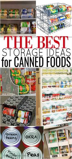 the best storage ideas for canned foods and other things to do with canned food in your pantry